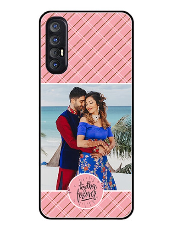 Custom Reno 3 Pro Personalized Glass Phone Case  - Together Forever Design