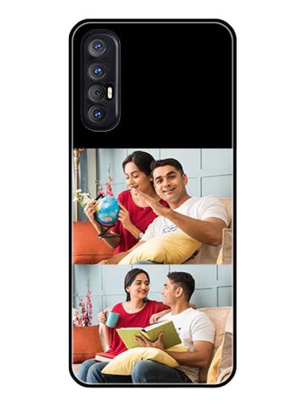 Custom Reno 3 Pro 2 Images on Glass Phone Cover