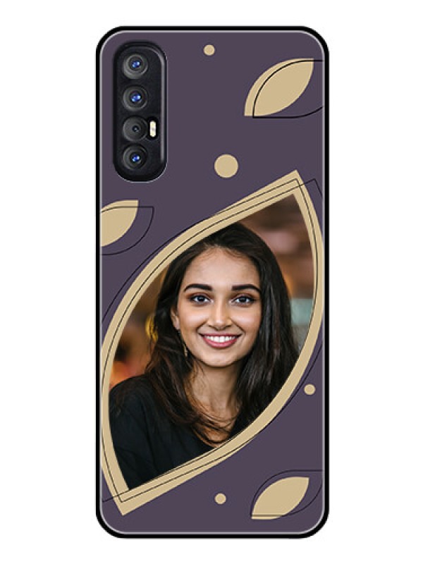 Custom Oppo Reno 3 Pro Custom Glass Mobile Case - Falling Leaf Design
