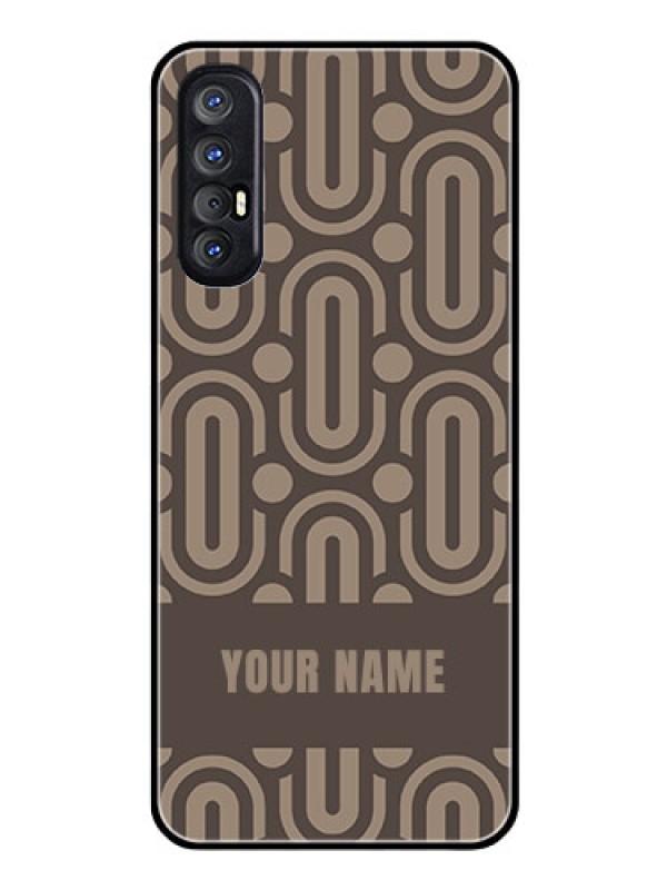 Custom Oppo Reno 3 Pro Custom Glass Phone Case - Captivating Zero Pattern Design