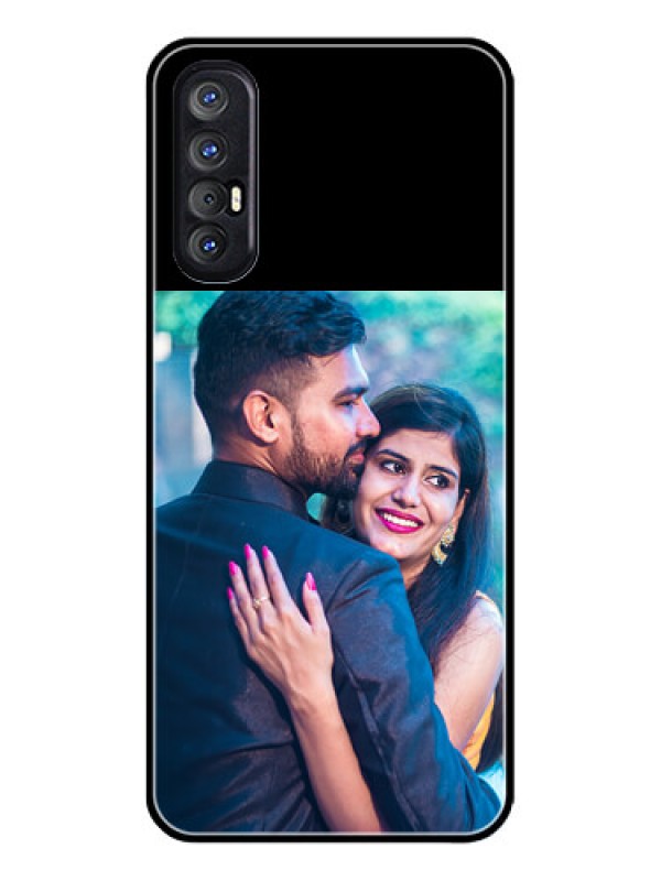 Custom Oppo Reno 3 Pro Custom Glass Phone Case - Upload Full Picture With Custom Color Design