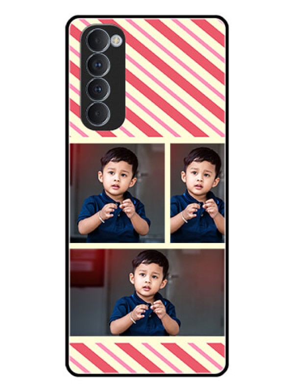 Custom Oppo Reno 4 Pro Personalized Glass Phone Case  - Picture Upload Mobile Case Design