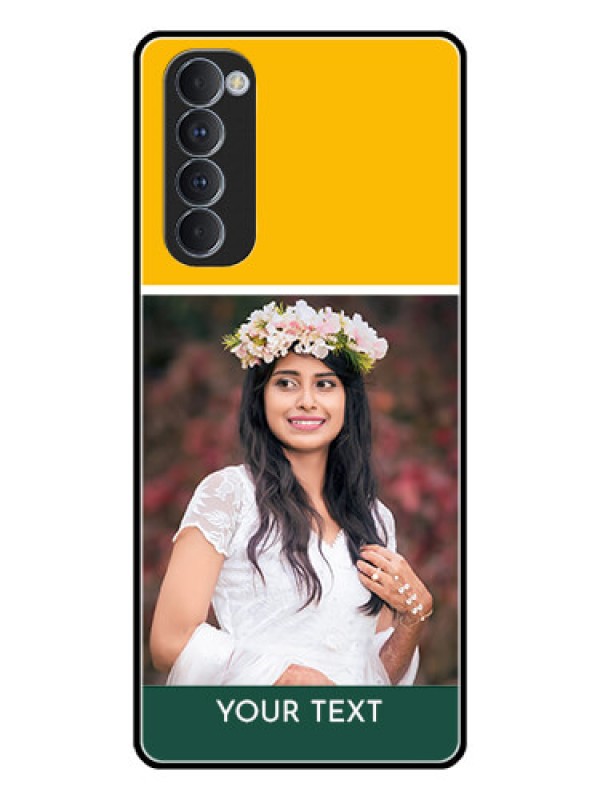 Custom Oppo Reno 4 Pro Photo Printing on Glass Case  - Love You Design