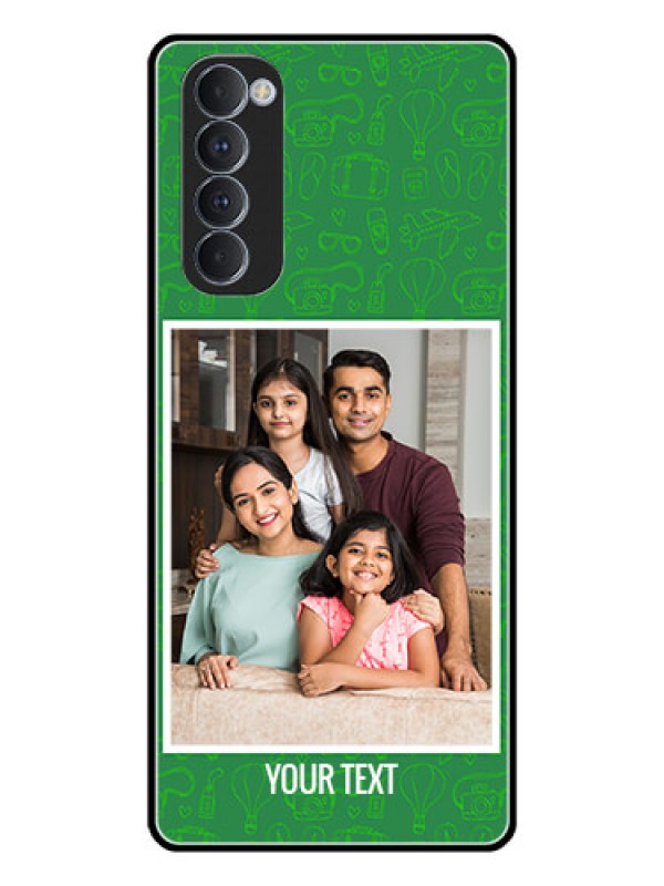 Custom Oppo Reno 4 Pro Personalized Glass Phone Case  - Picture Upload Design