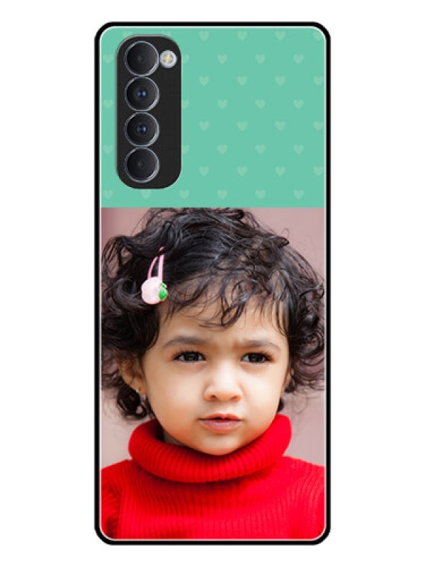 Custom Oppo Reno 4 Pro Custom Glass Phone Case  - Lovers Picture Design