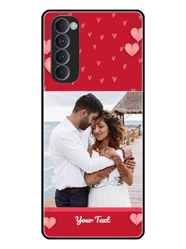 Custom Oppo Reno 4 Pro Custom Glass Phone Case  - Valentines Day Design