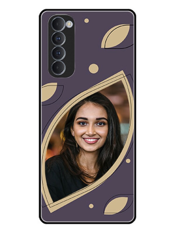 Custom Oppo Reno 4 Pro Custom Glass Mobile Case - Falling Leaf Design
