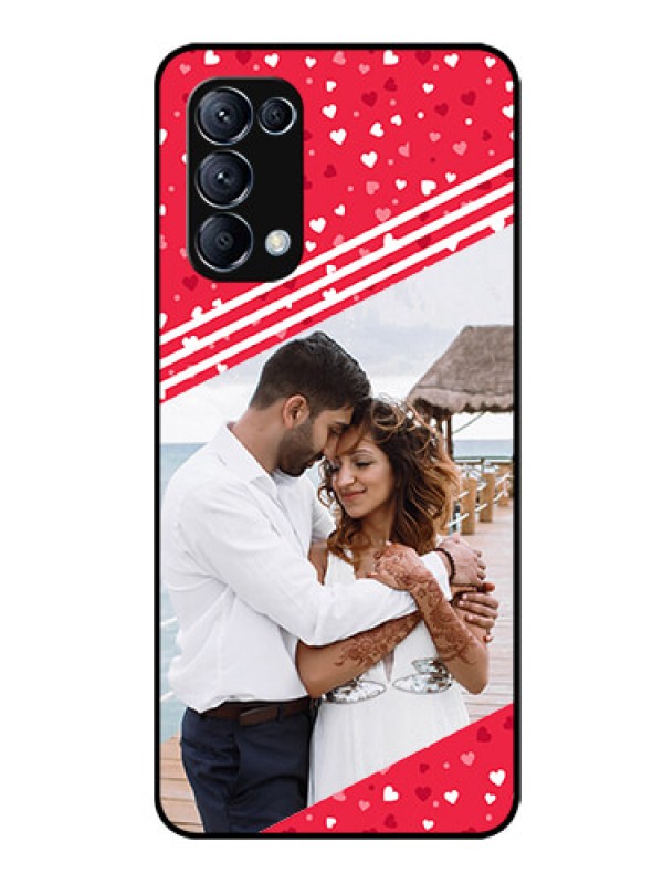 Custom Reno 5 Pro 5G Custom Glass Mobile Case  - Valentines Gift Design
