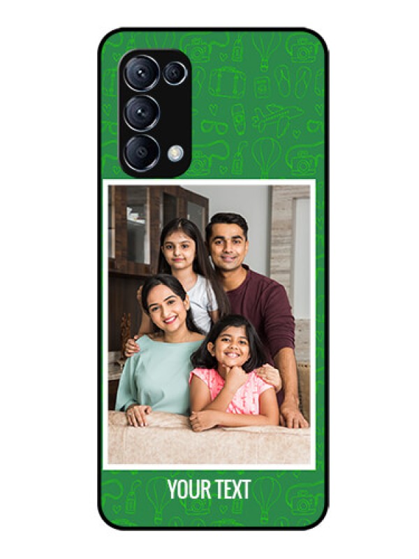 Custom Reno 5 Pro 5G Personalized Glass Phone Case  - Picture Upload Design