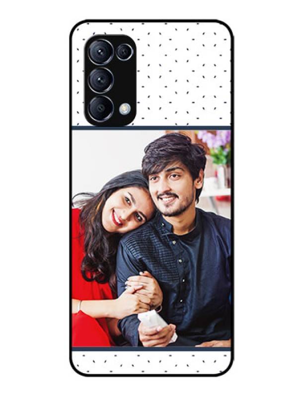 Custom Reno 5 Pro 5G Personalized Glass Phone Case  - Premium Dot Design