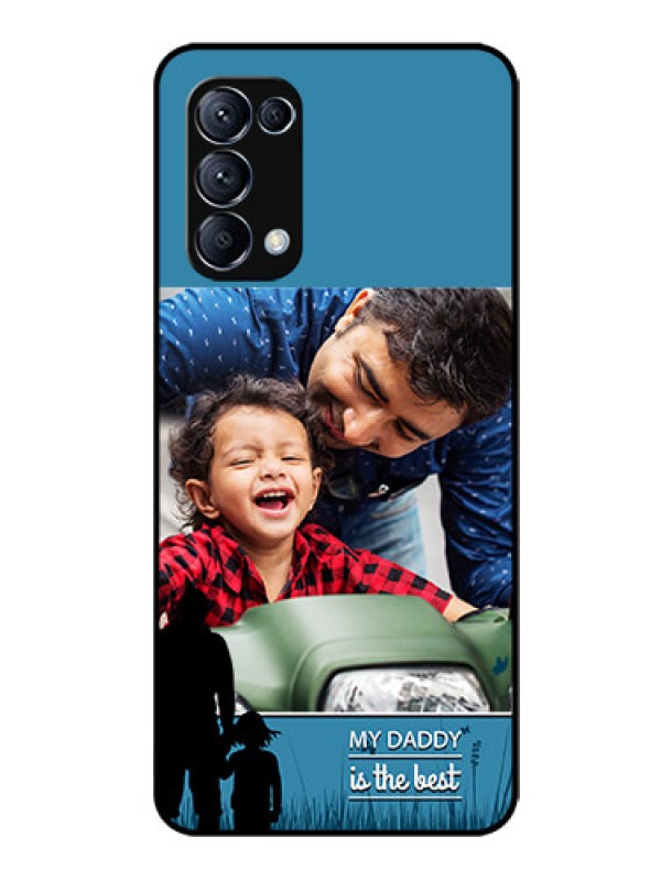 Custom Reno 5 Pro 5G Custom Glass Mobile Case  - Best dad design 