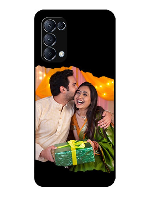 Custom Oppo Reno 5 Pro 5G Custom Glass Phone Case - Tear-off Design