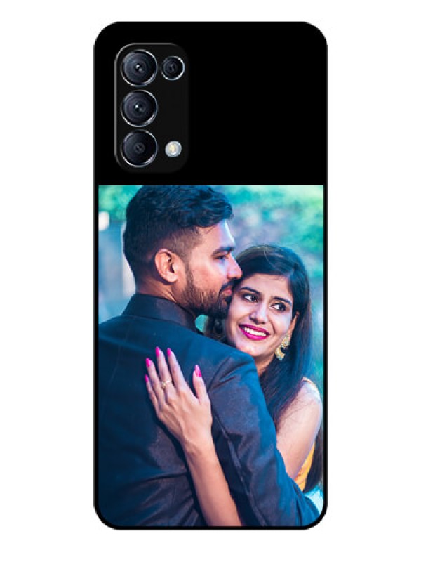 Custom Oppo Reno 5 Pro 5G Custom Glass Phone Case - Upload Full Picture With Custom Color Design