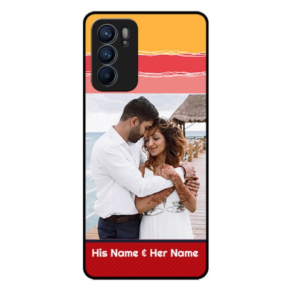 Reno 6 5G Custom Glass Mobile Case - Colorful Case Design Reno 6 5G Custom Glass Mobile Case - Colorful Case Design