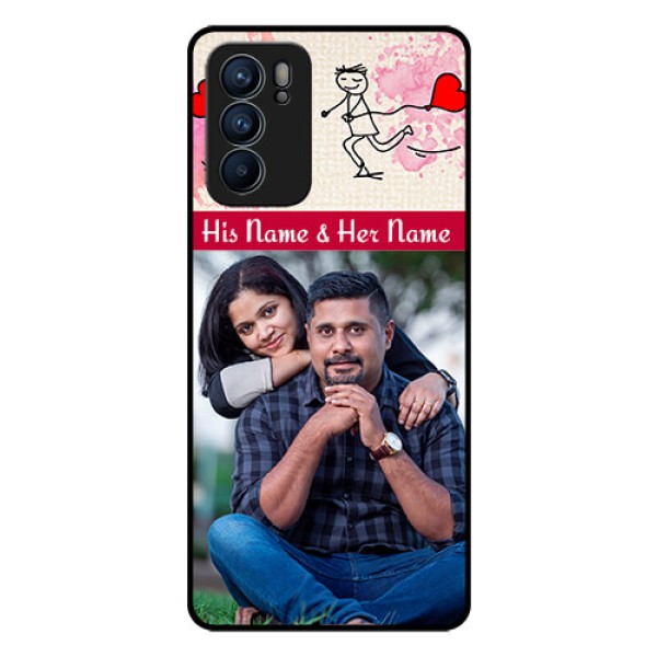 Reno 6 5G Photo Printing on Glass Case - You and Me Case Design Reno 6 5G Photo Printing on Glass Case - You and Me Case Design