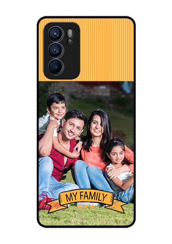 Reno 6 5G Custom Glass Phone Case - My Family Design