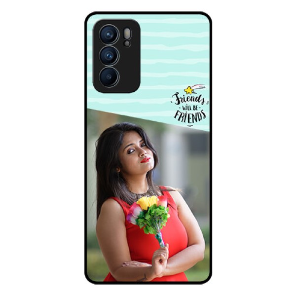 Reno 6 5G Custom Glass Phone Case - Friends Picture Icon Design Reno 6 5G Custom Glass Phone Case - Friends Picture Icon Design