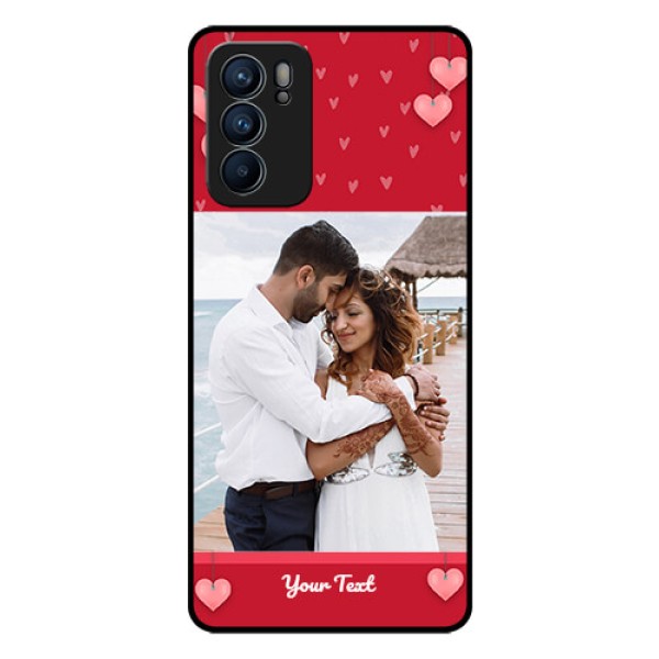 Reno 6 5G Custom Glass Phone Case - Valentines Day Design Reno 6 5G Custom Glass Phone Case - Valentines Day Design