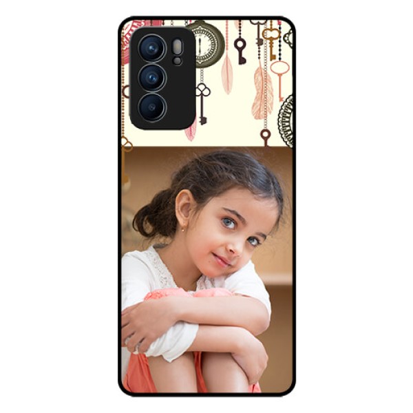Reno 6 5G Custom Glass Mobile Case - Boho Style Design