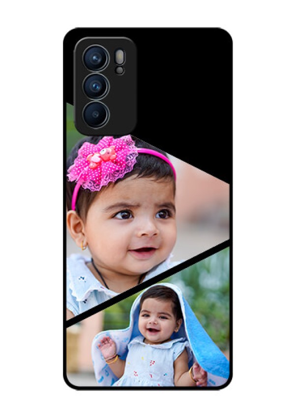 Reno 6 5G Custom Glass Phone Case - Semi Cut Design