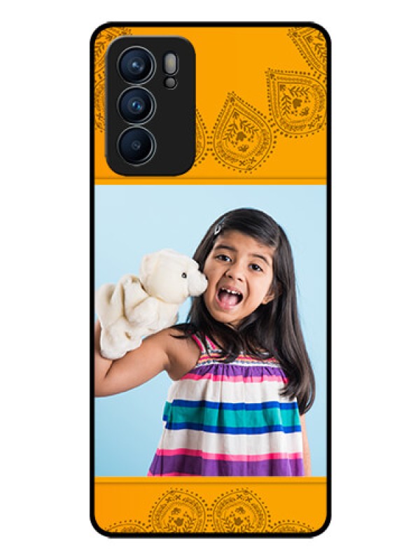 Custom Reno 6 5G Personalized Glass Phone Case - Photo Wedding Design 