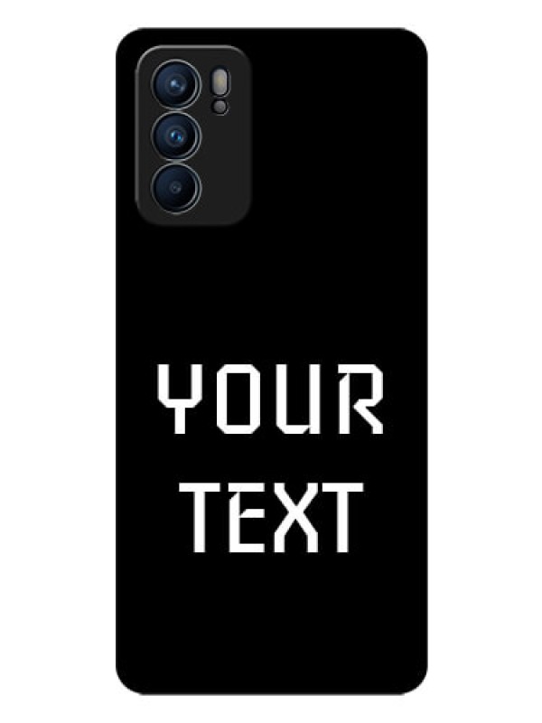 Custom Reno 6 5G Your Name on Glass Phone Case
