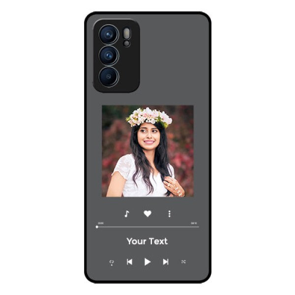 Oppo Reno 6 5G Custom Glass Mobile Case - Play The Music Design