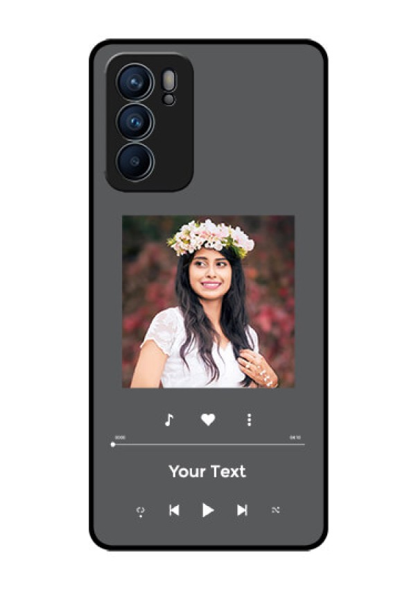 Oppo Reno 6 5G Custom Glass Mobile Case - Play The Music Design