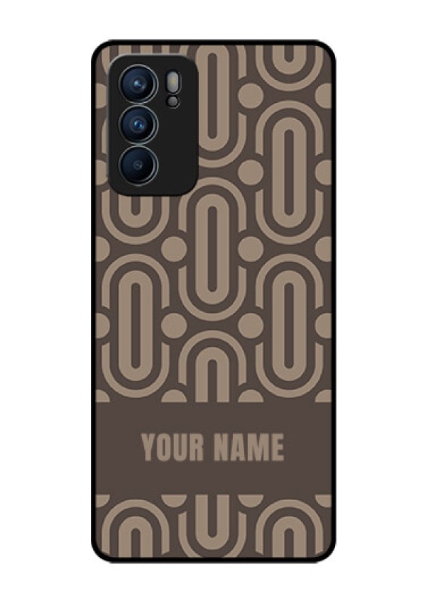 Oppo Reno 6 5G Custom Glass Phone Case - Captivating Zero Pattern Design