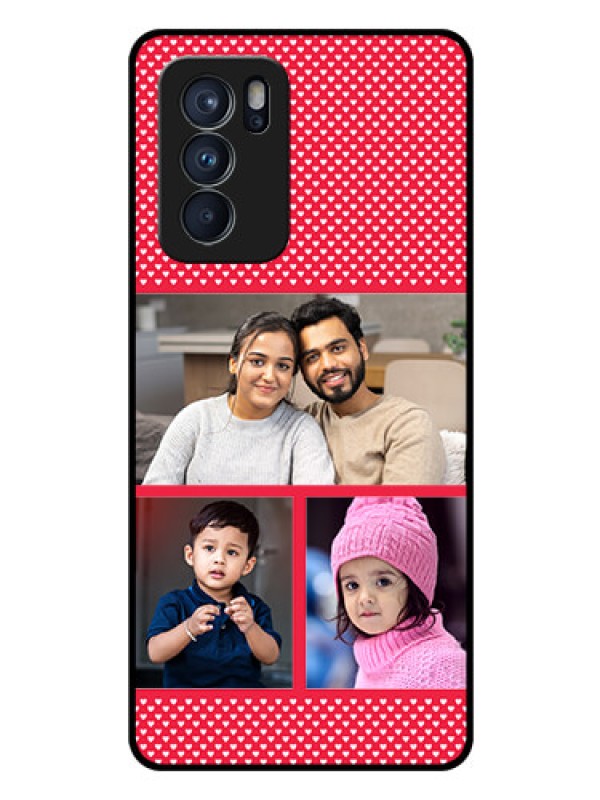 Custom Reno 6 Pro 5G Personalized Glass Phone Case - Bulk Pic Upload Design
