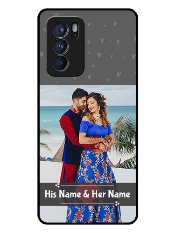 Custom Reno 6 Pro 5G Custom Glass Mobile Case - Buy Love Design with Photo Online