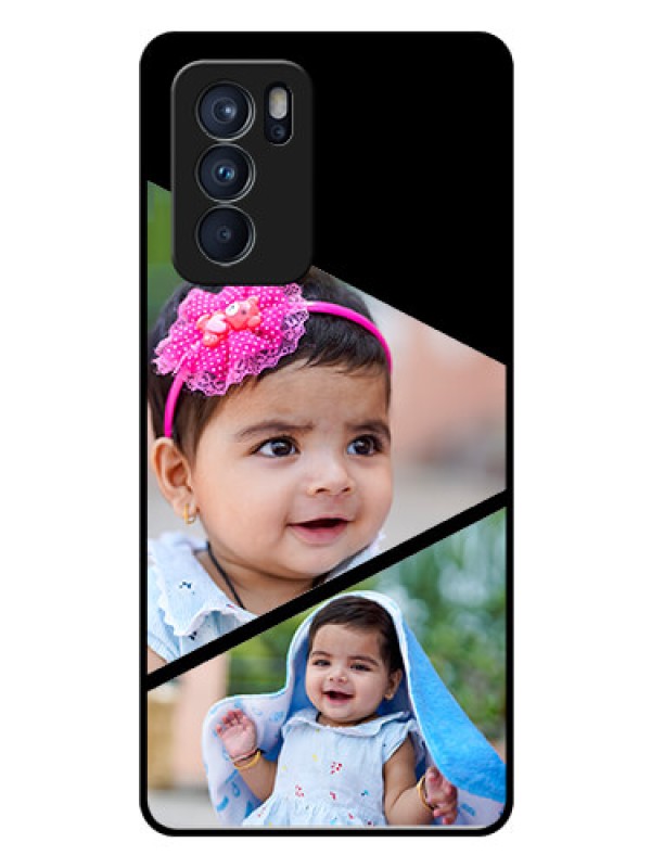 Custom Reno 6 Pro 5G Custom Glass Phone Case - Semi Cut Design