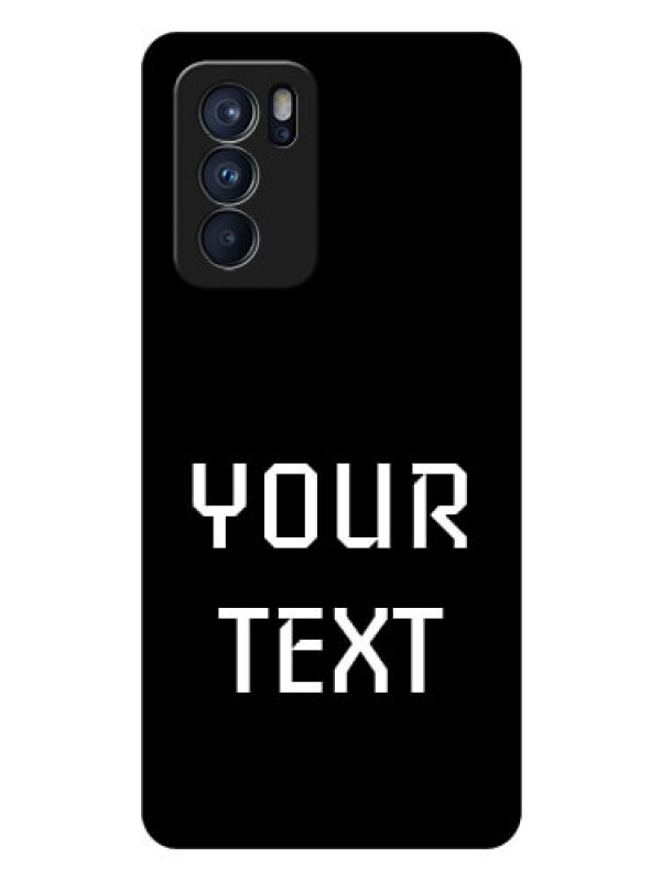 Custom Reno 6 Pro 5G Your Name on Glass Phone Case