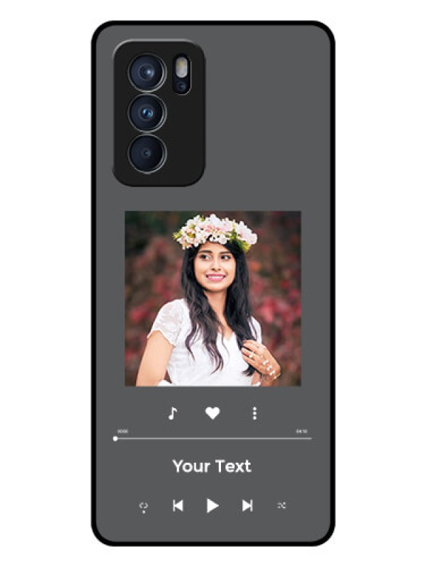 Custom Oppo Reno 6 Pro 5G Custom Glass Mobile Case - Play The Music Design