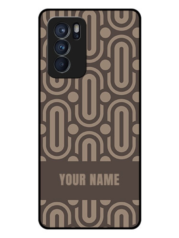 Custom Oppo Reno 6 Pro 5G Custom Glass Phone Case - Captivating Zero Pattern Design