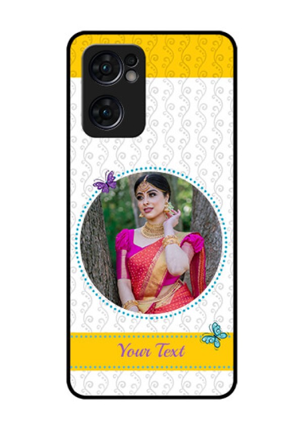Reno 7 5G Custom Glass Mobile Case - Girls Premium Case Design