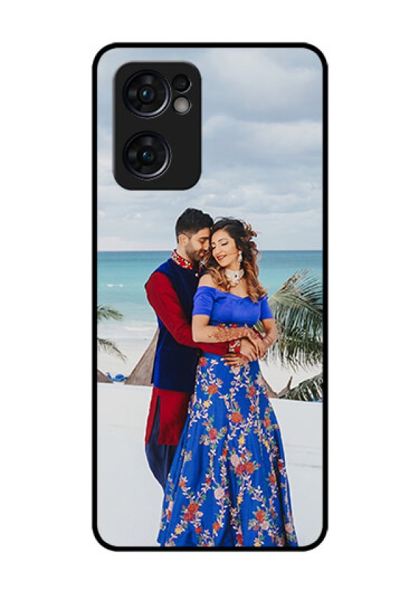 Reno 7 5G Photo Printing on Glass Case - Upload Full Picture Design