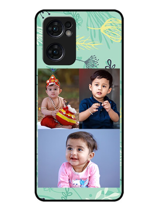 Custom Reno 7 5G Photo Printing on Glass Case - Forever Family Design
