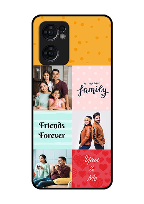 Reno 7 5G Personalized Glass Phone Case - Images with Quotes Design
