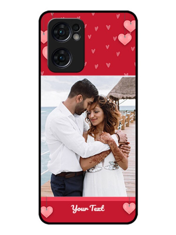 Custom Reno 7 5G Custom Glass Phone Case - Valentines Day Design