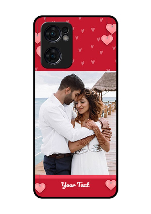 Reno 7 5G Custom Glass Phone Case - Valentines Day Design