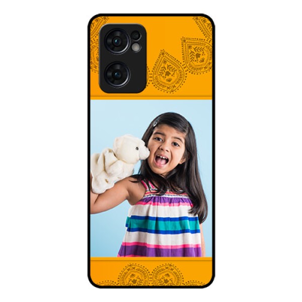 Reno 7 5G Personalized Glass Phone Case - Photo Wedding Design Reno 7 5G Personalized Glass Phone Case - Photo Wedding Design