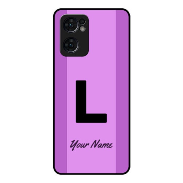 Oppo Reno 7 5G Custom Glass Phone Case - Tricolor custom text Design Oppo Reno 7 5G Custom Glass Phone Case - Tricolor custom text Design