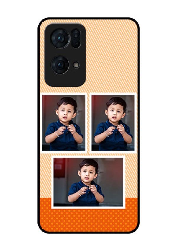 Oppo Reno 7 Pro 5G Photo Printing on Glass Case - Bulk Photos Upload Design