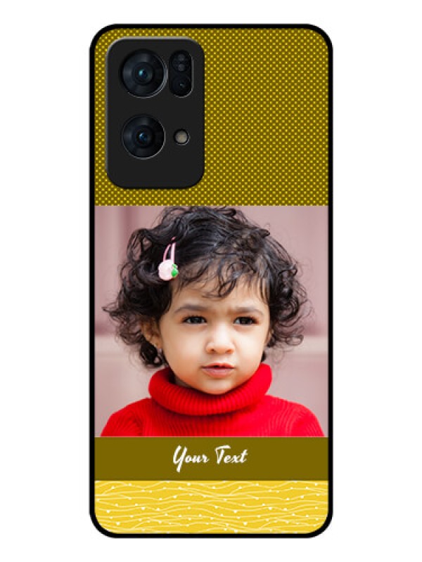 Custom Oppo Reno 7 Pro 5G Custom Glass Phone Case - Simple Green Color Design