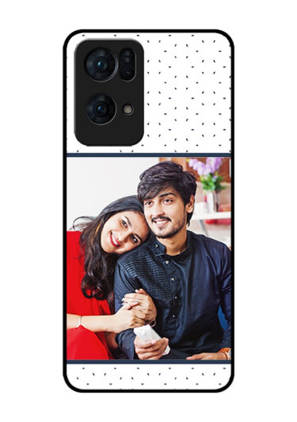 Oppo Reno 7 Pro 5G Personalized Glass Phone Case - Premium Dot Design