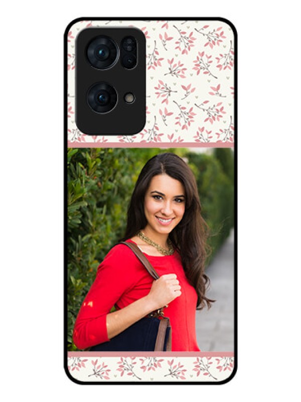 Custom Oppo Reno 7 Pro 5G Custom Glass Phone Case - Premium Floral Design