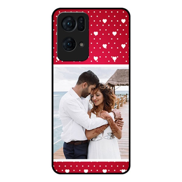 Oppo Reno 7 Pro 5G Photo Printing on Glass Case - Hearts Mobile Case Design Oppo Reno 7 Pro 5G Photo Printing on Glass Case - Hearts Mobile Case Design