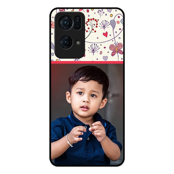 Oppo Reno 7 Pro 5G Custom Glass Mobile Case - Premium Floral Design