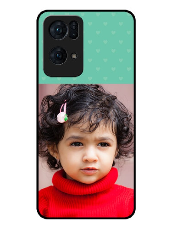 Custom Oppo Reno 7 Pro 5G Custom Glass Phone Case - Lovers Picture Design